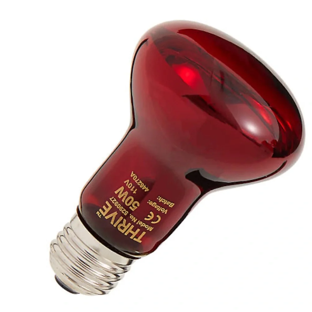 50, 75, 100, and 150 watt nocturnal bulb